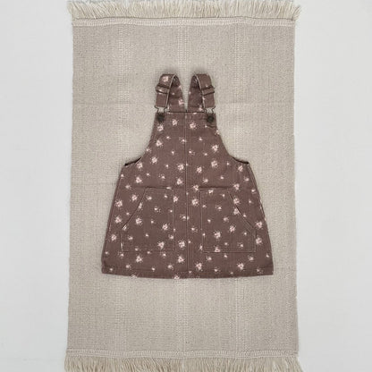 Toddler F25 Floral Skirtalls (1-7y) - Brown - AT NOON STORE