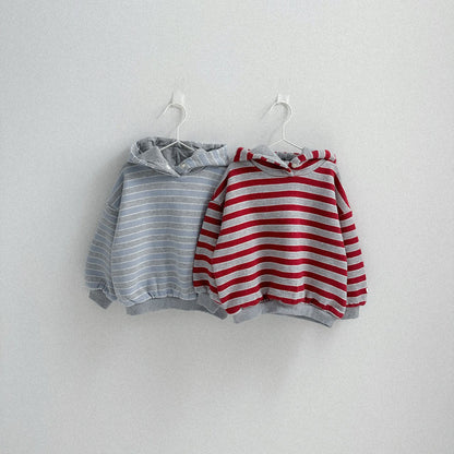 Toddler W25 Stripe Snap-Button Hoodie (2-7y) - 2 Colors