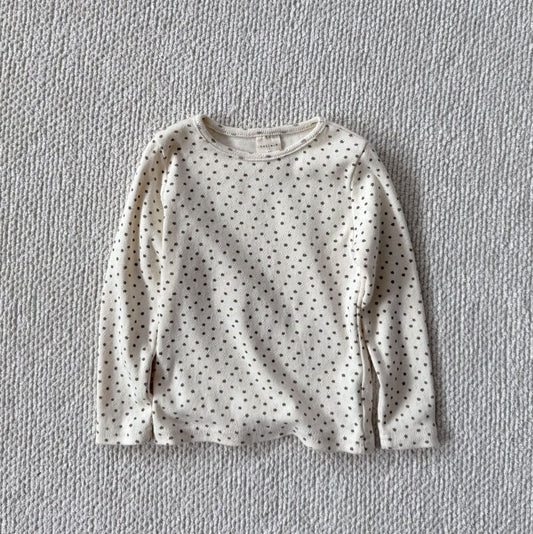 Baby Bella F25 Pointelle Long Sleeve Top (6m-3y) - Ivory - AT NOON STORE