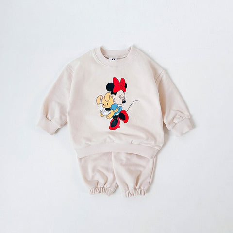 Toddler Minnie Sweatshirt and Jogger Pants Set (1-5y) - Ivory