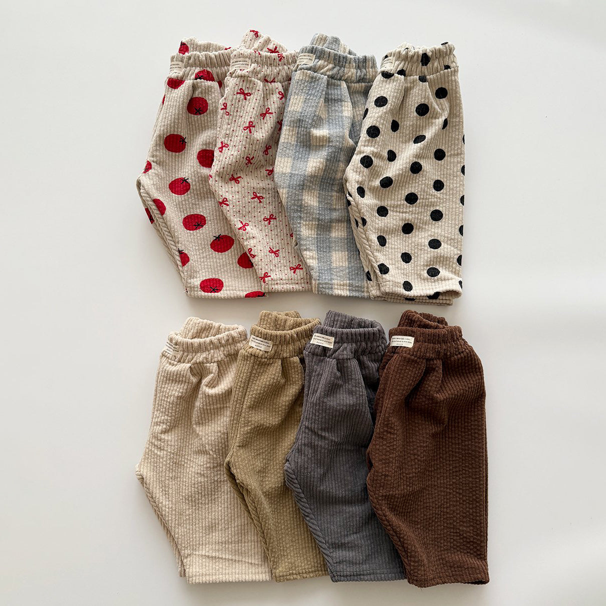 Baby/Toddler Aosta W25 Corduroy Pull-on Pants (3m-5y)- 8 Colors