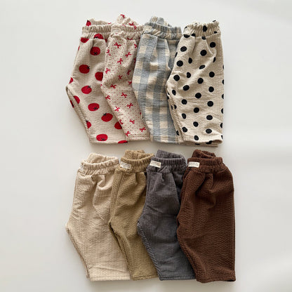 Baby/Toddler Aosta W25 Corduroy Pull-on Pants (3m-5y)- 8 Colors