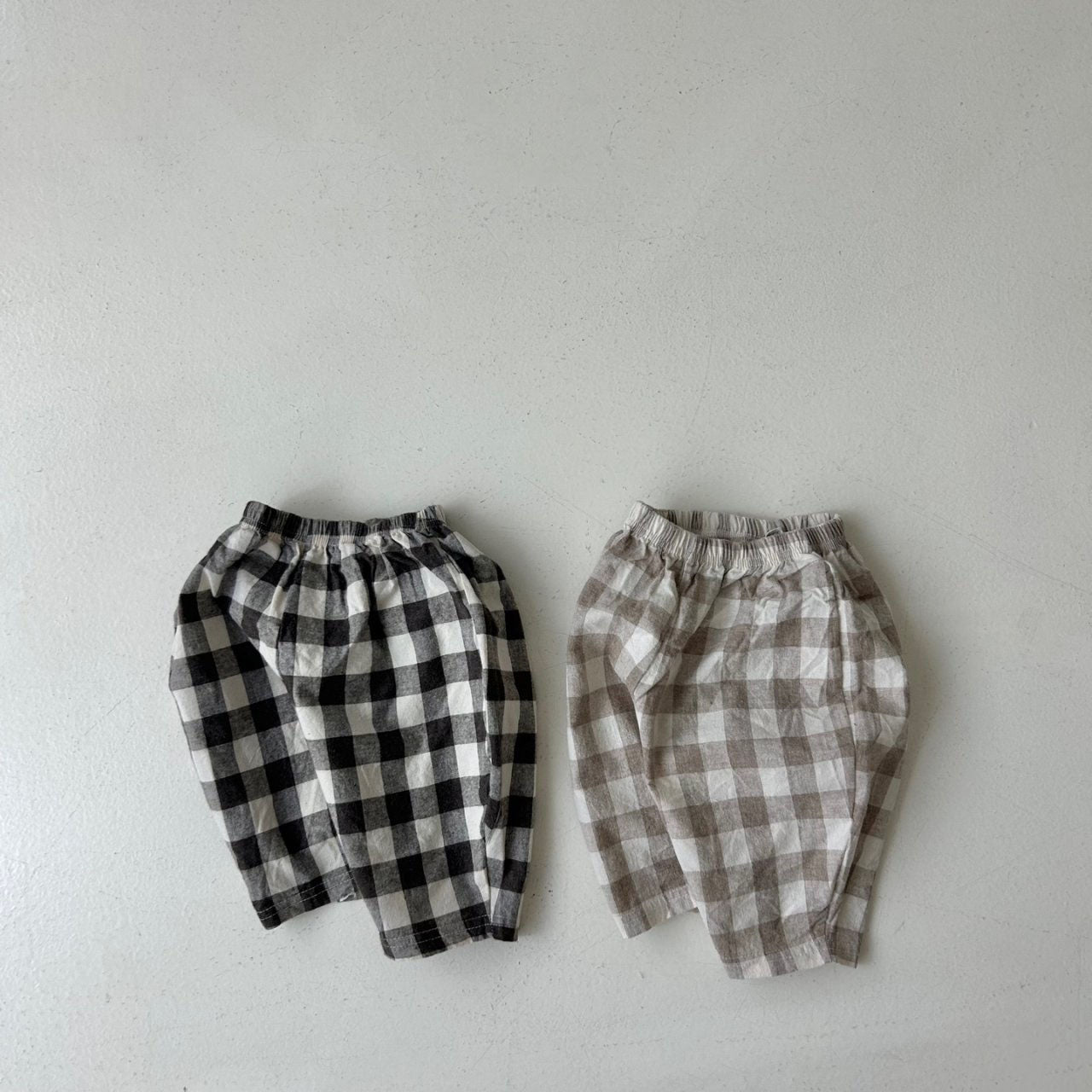 Baby Land Big Gingham Pull-on Pants (4-15m) - 2 Colors