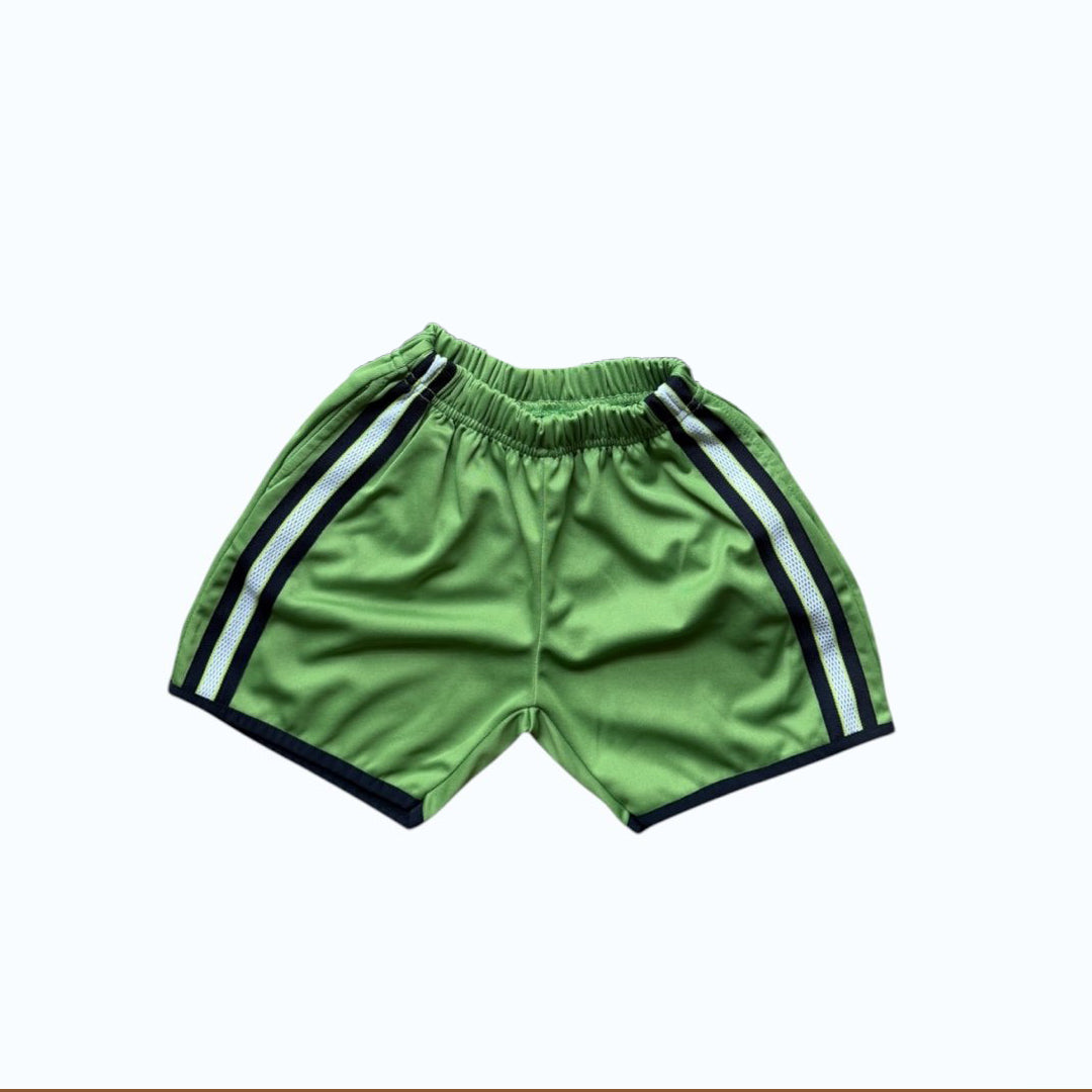 Toddler SS26 Side Line Shorts (3-7y) - Light Green - AT NOON STORE
