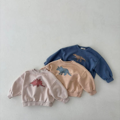 Toddler Land S25 Dinosaur Sweatshirt (1-6y) - 3 Colors - AT NOON STORE