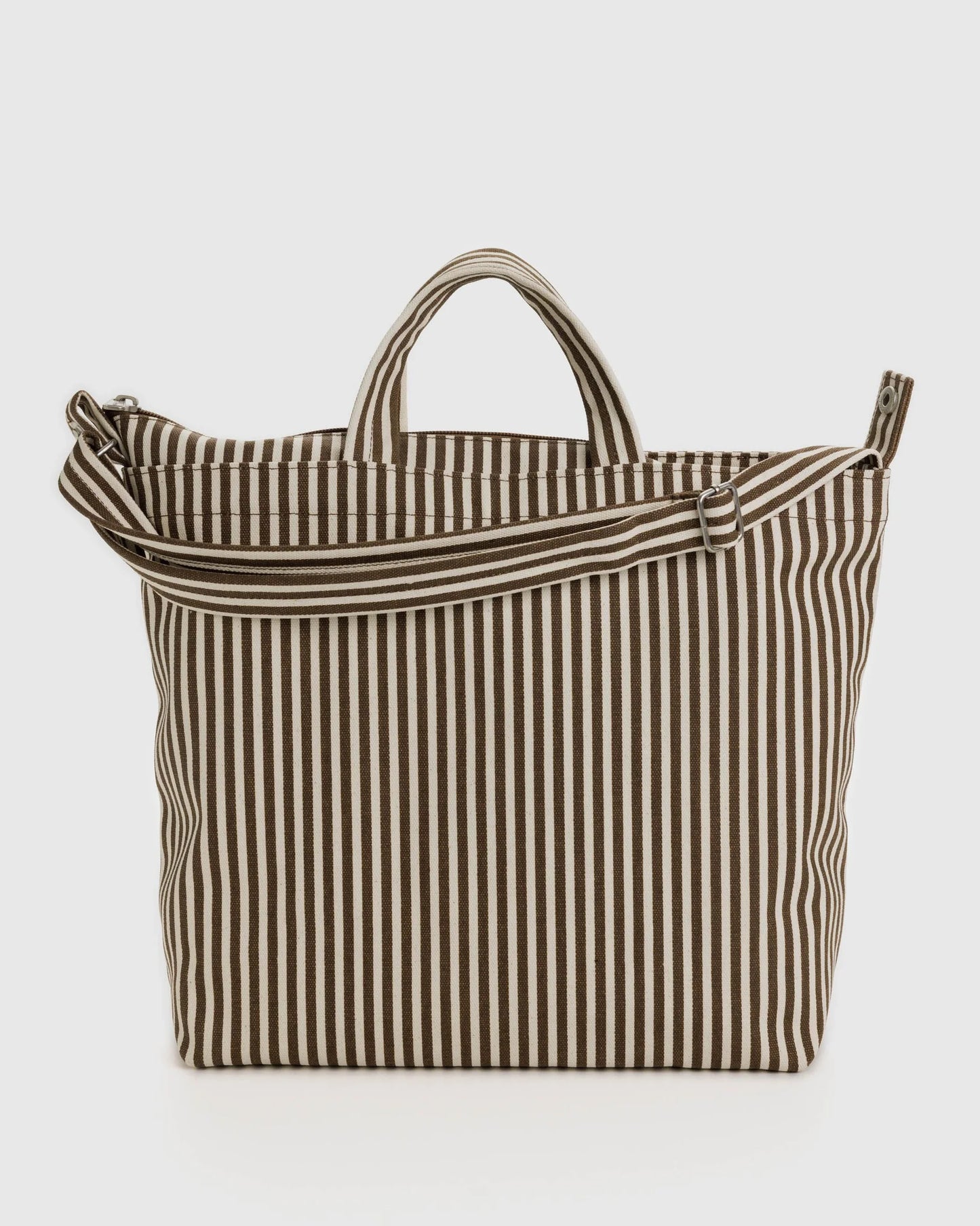 Baggu Horizontal Zip Duck Bag - Brown Stripe - AT NOON STORE