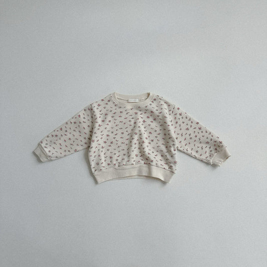 Toddler F25 Floral Print Long Sleeve Sweatshirt (10m-4y) - Ivory