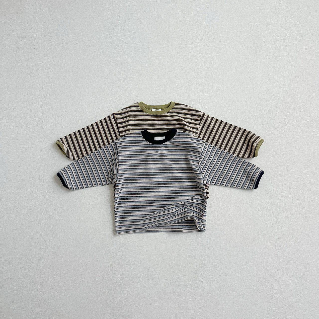 Toddler F25 Multi Color Stripe Long Sleeve Top (10m-4y) - 2 Colors