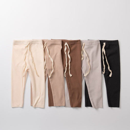 Kids Anggo F24 Rib Leggings (1-6y)- 5 Colors - AT NOON STORE