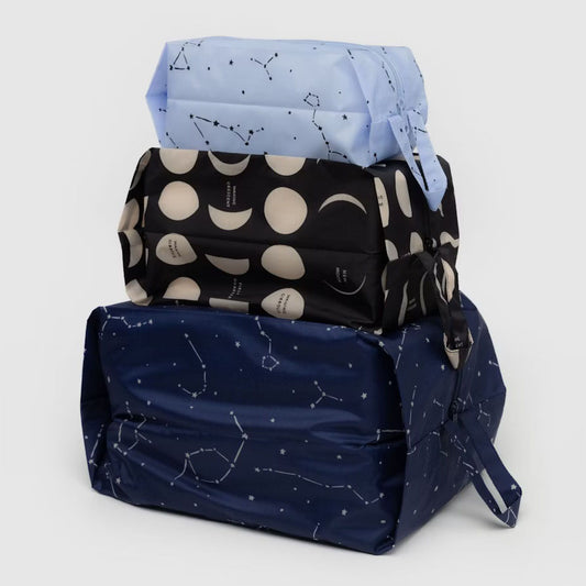 Baggu 3D Zip Set - Night Sky - AT NOON STORE