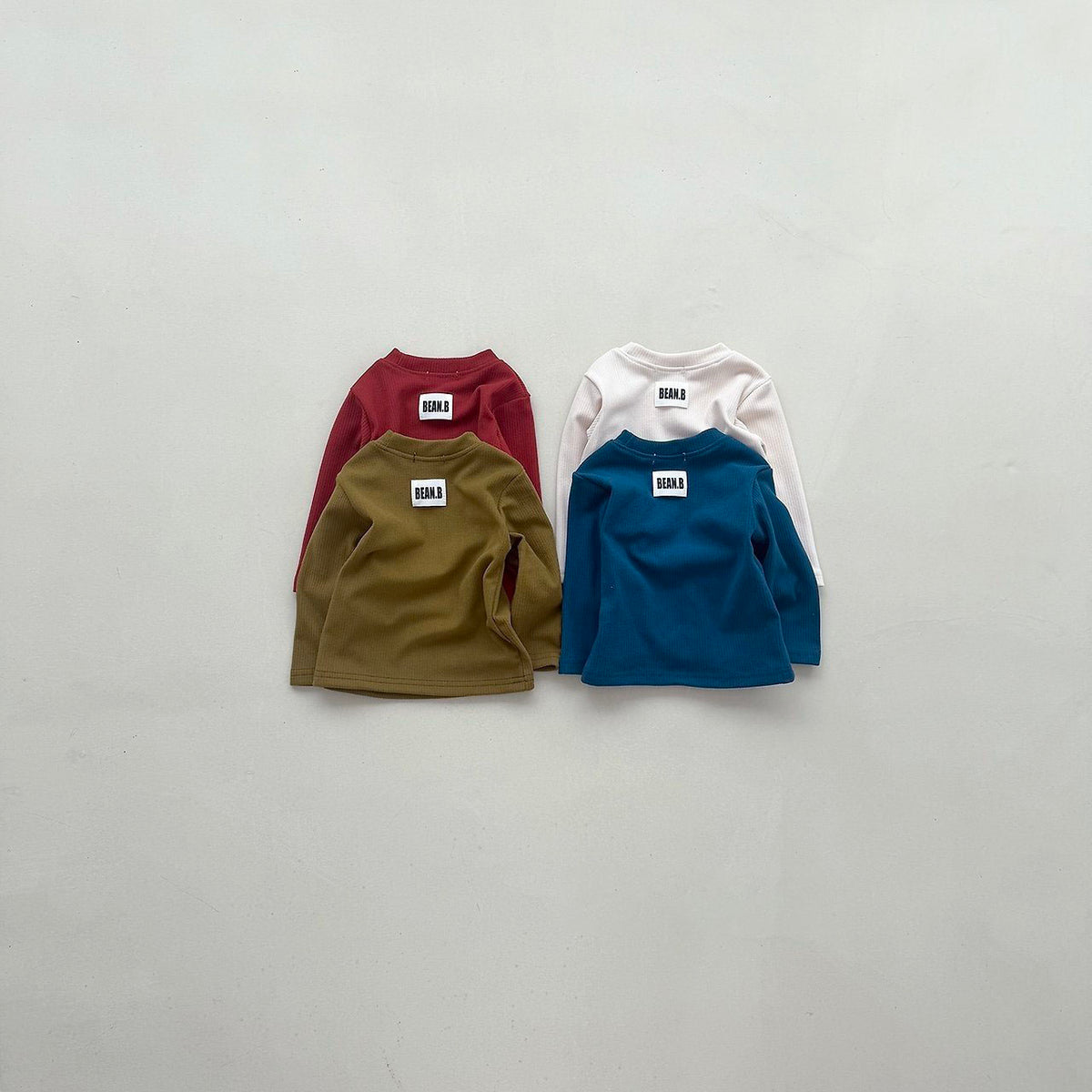 Toddler FW26 Winter Ribbed Long Sleeve Top (4m-6y) - 4 Colors