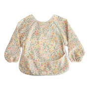 Mushie Long Sleeve Bib - Pastel Blooms