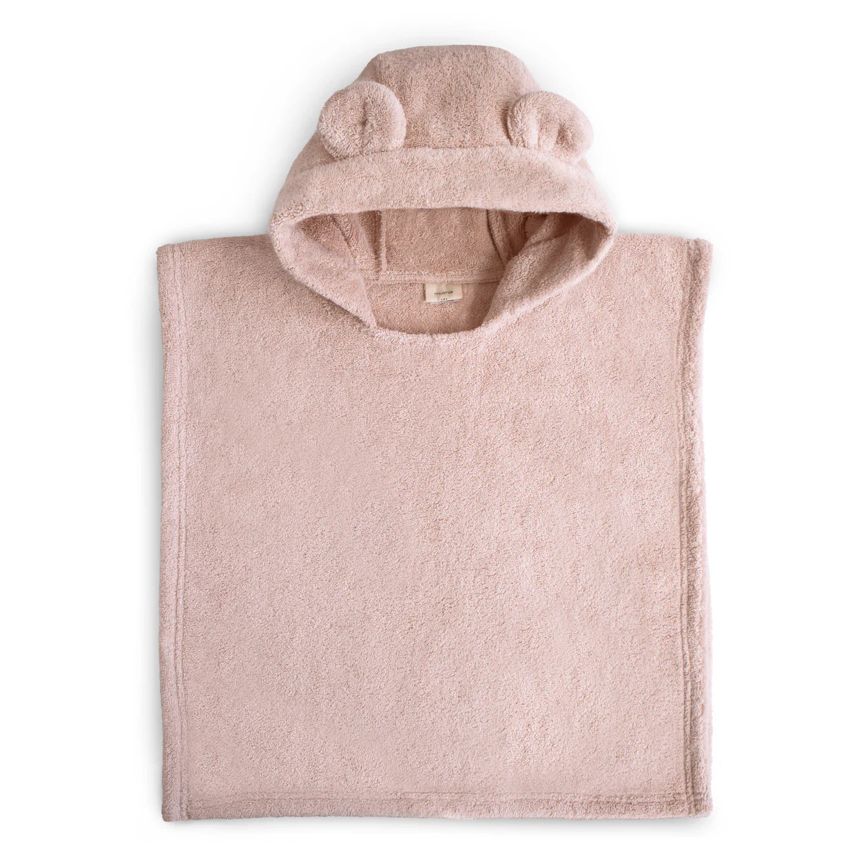 Mushie Bear Poncho Towel - Blush