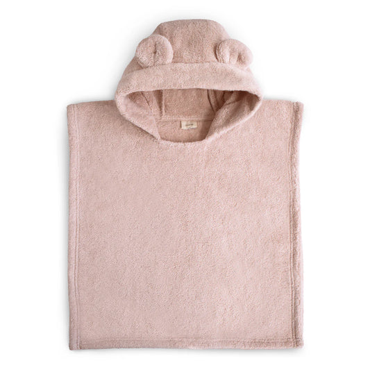 Mushie Bear Poncho Towel - Blush - AT NOON STORE