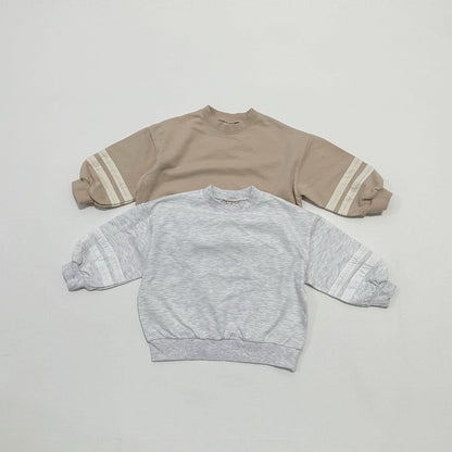 Toddler S25 Tape on Sleeve Loose Fit Sweatshirt (1-6y) - 2 Colors - AT NOON STORE