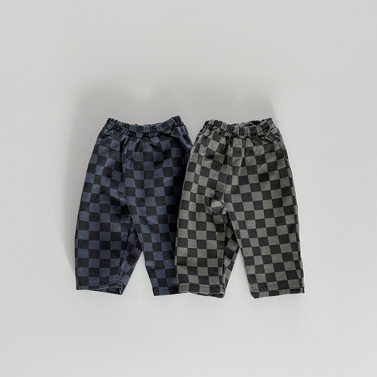 Toddler Bonito Checkered Pull-on Pants (6m-6y) - 2 Colors - AT NOON STORE