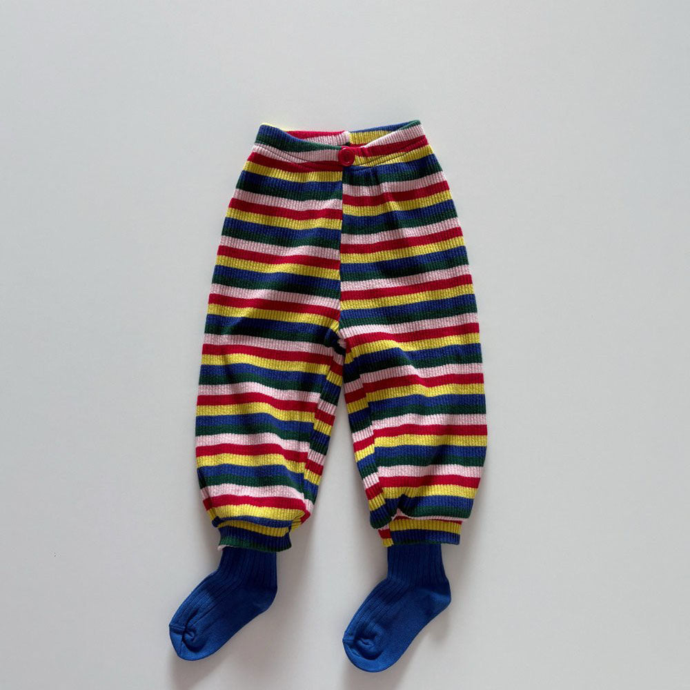 Toddler F26 Stripe Ribbed Jogger Pants (1-6y)