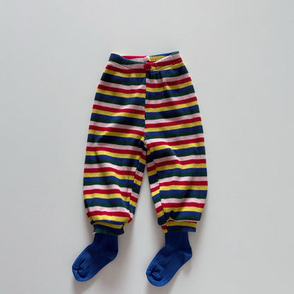 Toddler F26 Stripe Ribbed Jogger Pants (1-6y)