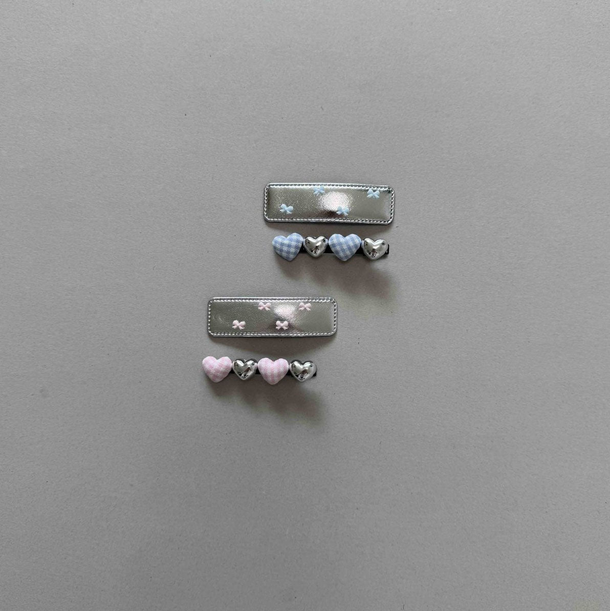Toddler SS25 Heart Hair Clip Set (2PK )- 2 Colors - AT NOON STORE