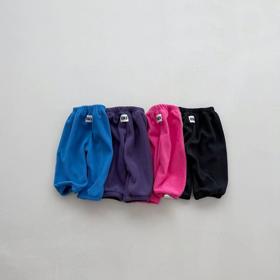 Baby Toddler FW26 Fleece Jogger Pants (4m-6y) - 4 Colors