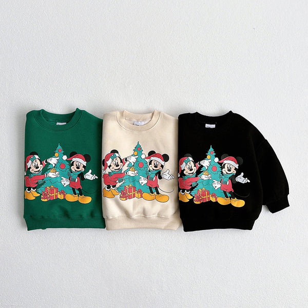 Toddler Disney Mickey Print Holiday Sweatshirt (1-6y) - 3 Colors