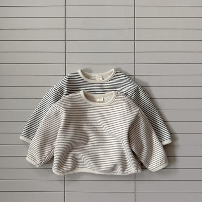 Baby/Toddler Bella W25 Stripe Curved Hem Long Sleeve Top (6m-6y) - 2 Colors