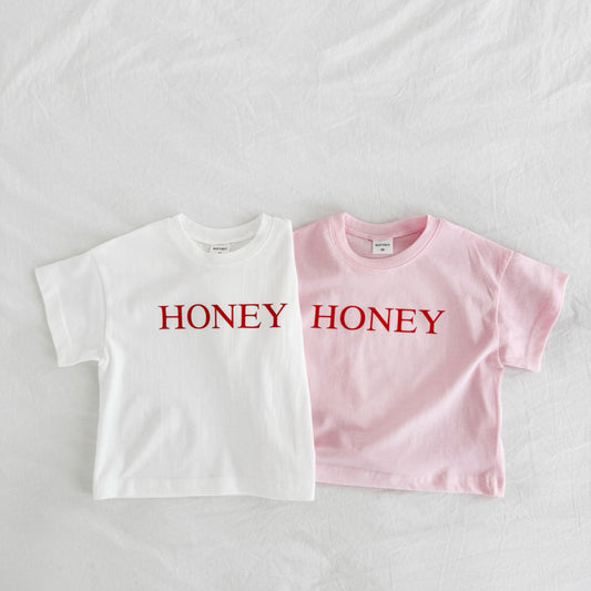 Toddler SS26 HONEY Short Sleeve Top (1-6y)- 2 Colors - AT NOON STORE