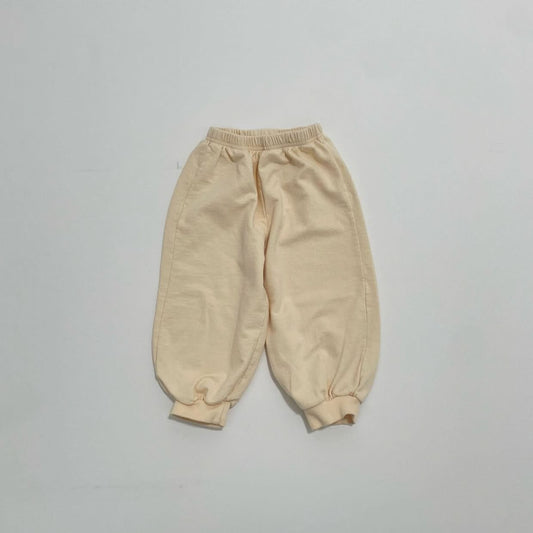 Toddler S25 Basic Jogger Pants (1-6y) - Butter Yellow - AT NOON STORE