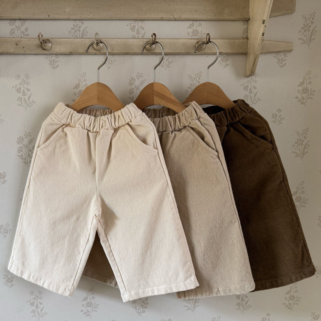 Kids W25 Basic Pull-on Pants (1-6y) - 3 Colors