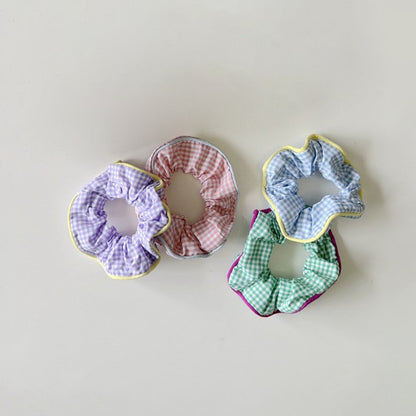 Girls Plaid Scrunchie - 4 Colors - AT NOON STORE