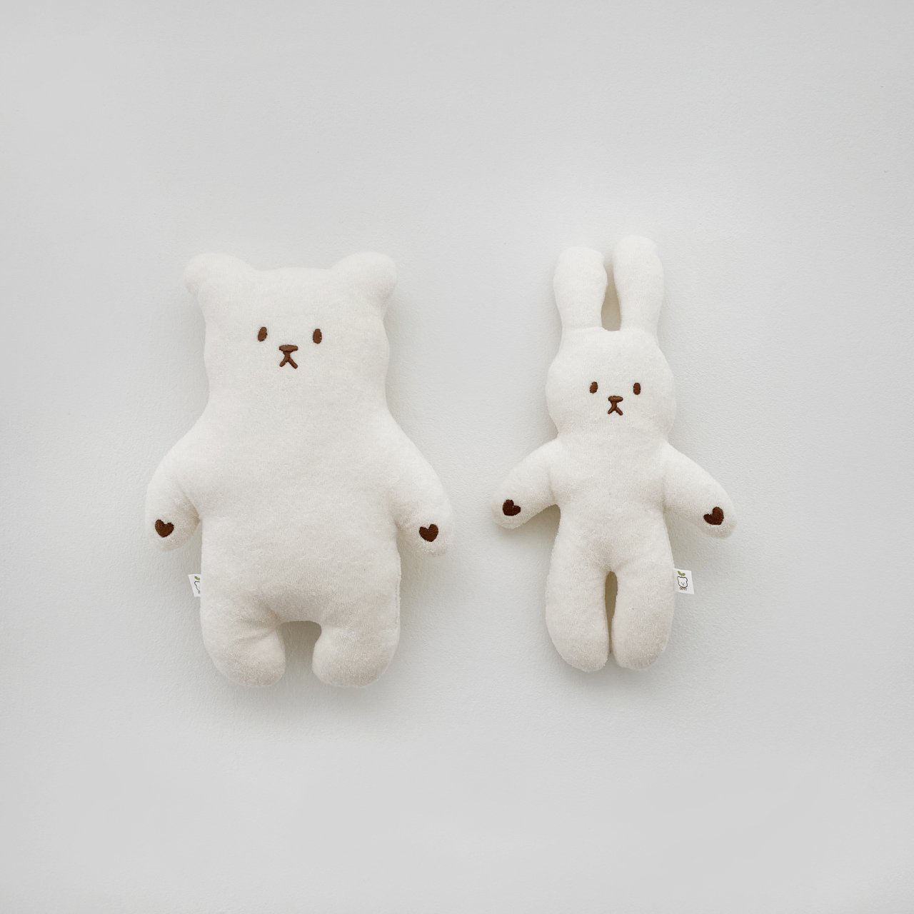 Organic Cotton Bear Stuffed Animal Toy - Bunny - AT NOON STORE