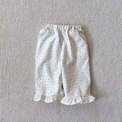 Baby Bella F25 Floral Frill Pants (6m-3y) - Ivory - AT NOON STORE