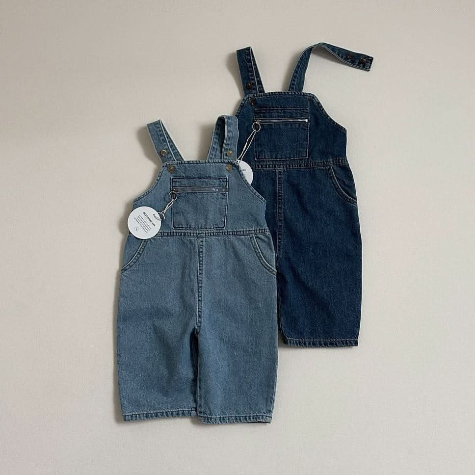 Toddler S25 Zip Kangaroo Pocket Overalls (10m-4y) - 2 Colors - AT NOON STORE