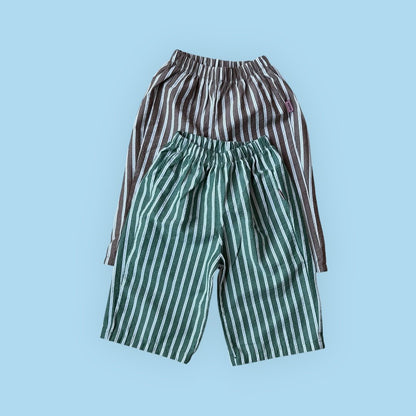 Toddler SS26 Stripe Pull-on Pants (1-7y) - 2 Colors - AT NOON STORE