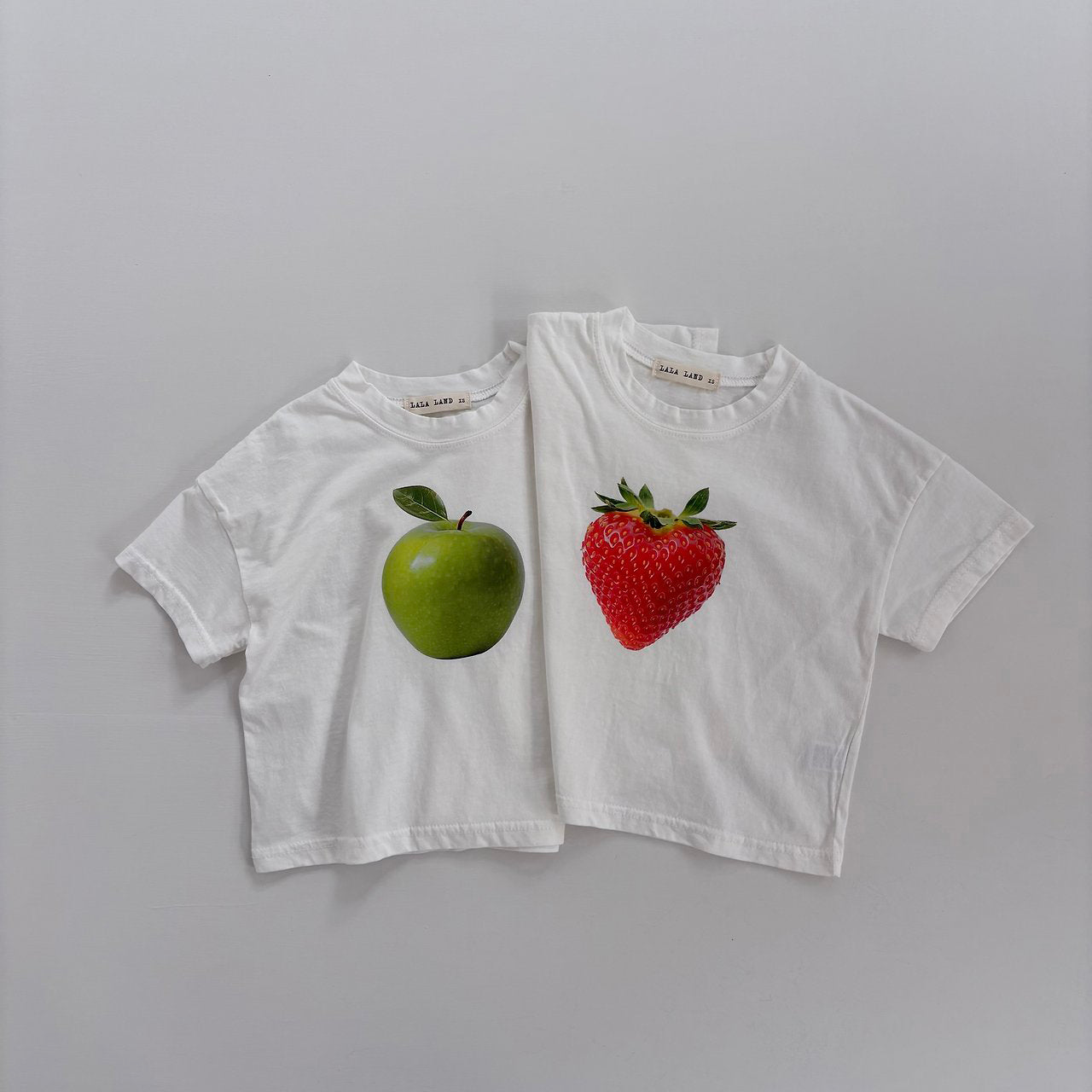Toddler Land SS26 Berry Apple Short Sleeve Top (1-6y) - 2 Colors - AT NOON STORE