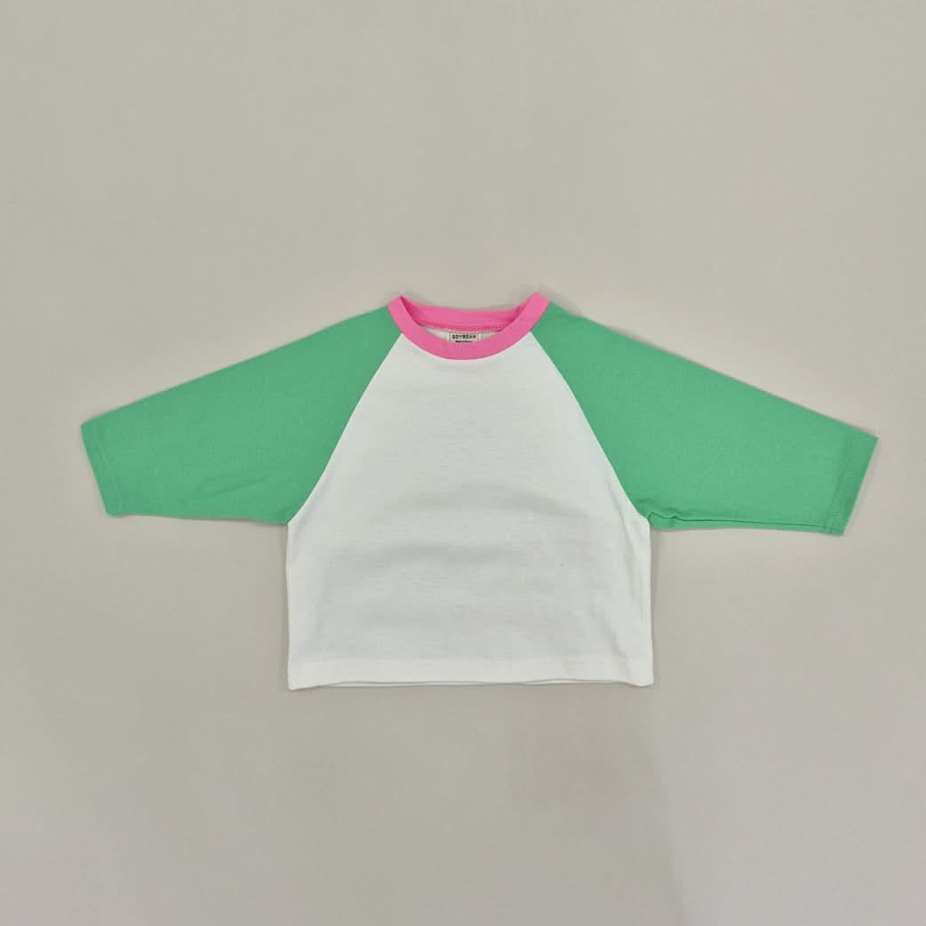 Kids Soy S25 Spring Colorblock Raglan Long Sleeve Top (1-9y) - 2 Colors - AT NOON STORE