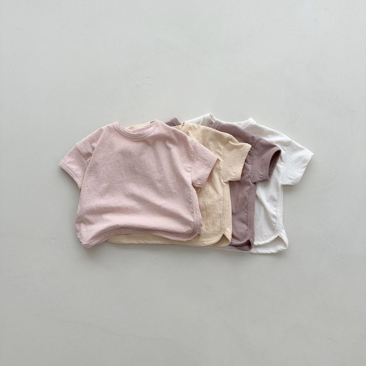 Kids Soft Short Sleeve Top (11m-6y) - 4 Colors - AT NOON STORE