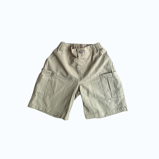 Toddler SS26 Cargo Bermuda Shorts (3-7y) - Olive - AT NOON STORE