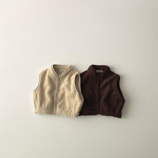 Toddler W25 Fleece Zip-up Vest (1-6y) - 2 Colors