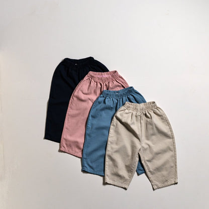 Toddler SP26 Basic Pull-on Pants (10m-6y) - 4 Colors - AT NOON STORE