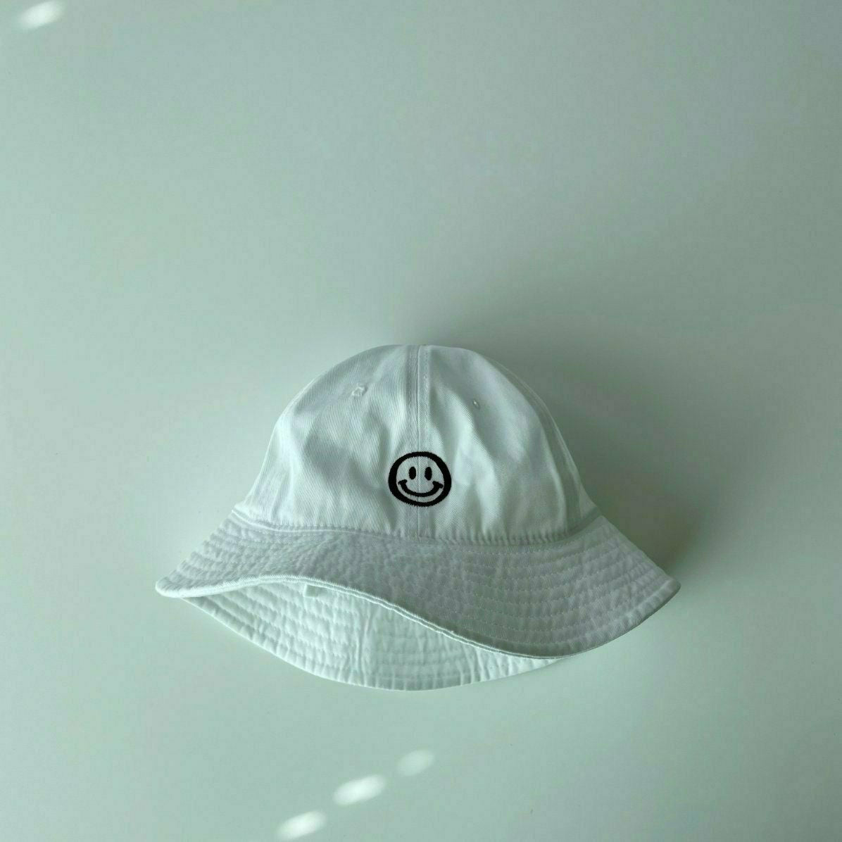 Toddler Smile Embroidery Bucket Hat (3-6y) - 4 Colors - AT NOON STORE