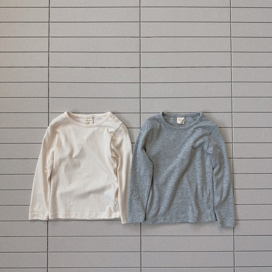 Baby Bella SP26 Basic Long Sleeve Top (6m-3y) - 2 Colors - AT NOON STORE