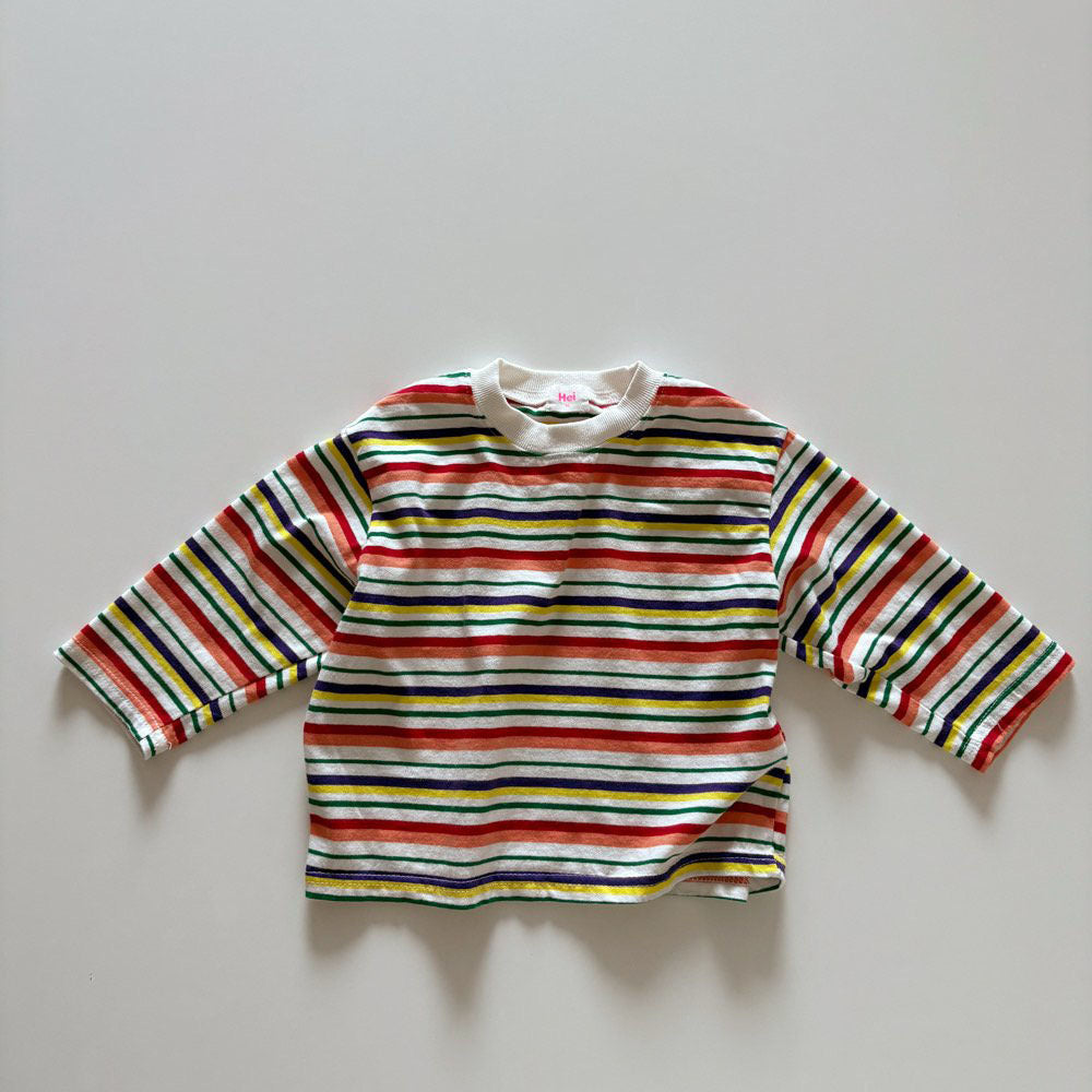 Toddler F26 Multicolor Stripe Long Sleeve Top (1-6y)