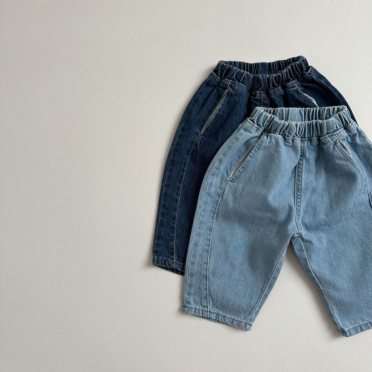 Toddler Side Stitch Pocket Denim Pants (10m-4y) - 2 Colors - AT NOON STORE