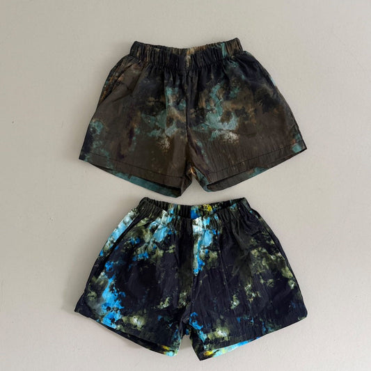 Toddler SS26  Tie Dyed Shorts (3-8y) - 2 Colors