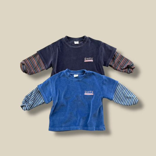 Toddler W25 Velour Double Layered Top (3-7y) - 2 Colors
