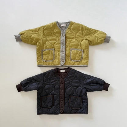 Kids F26 Quilted Loose Fit Jacket (2-8y) - 2 Colors