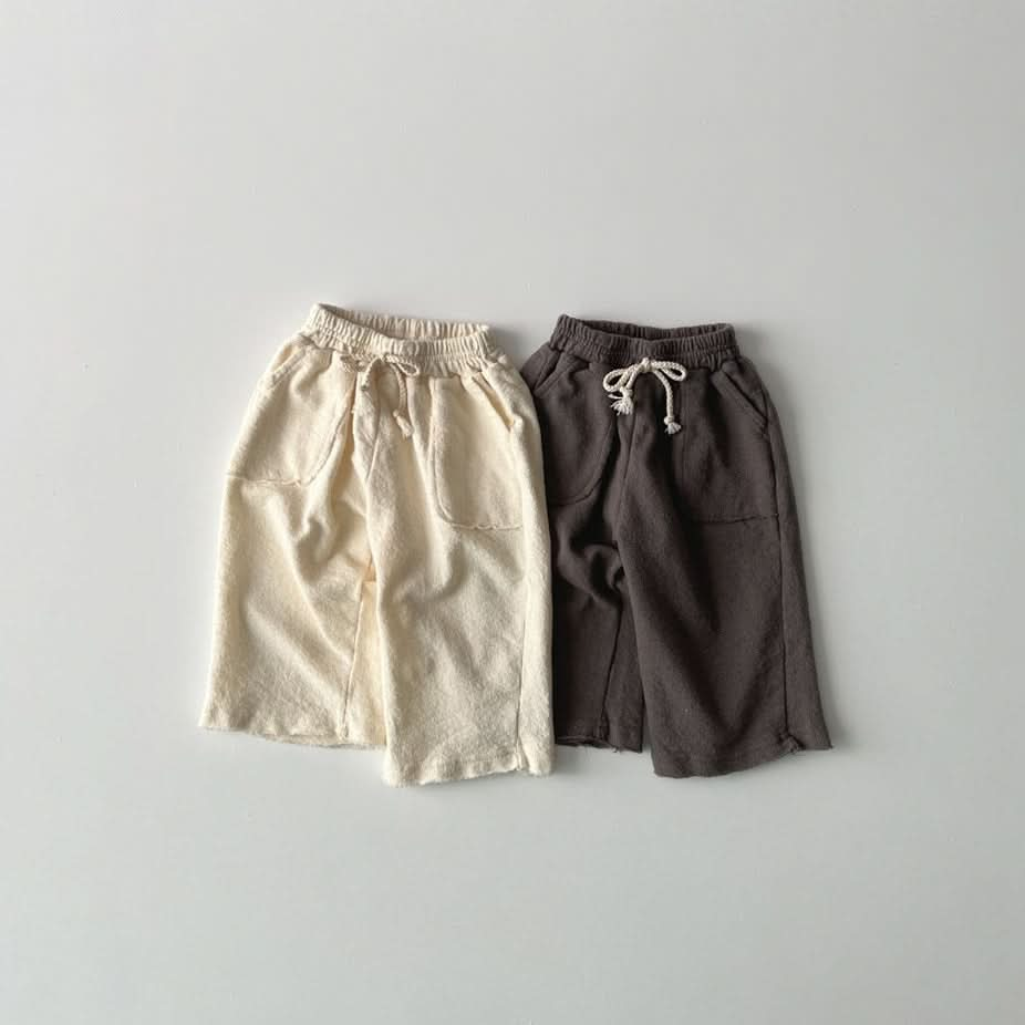 Toddler S25 Raw Edge Pull On Pants (1-6y) - 2 Colors - AT NOON STORE