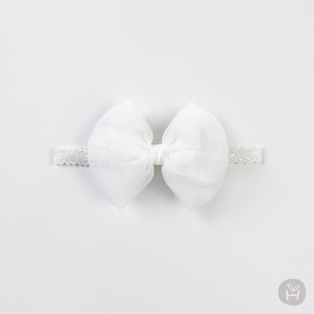 Baby Organza Bow Headband (3-18m) - AT NOON STORE