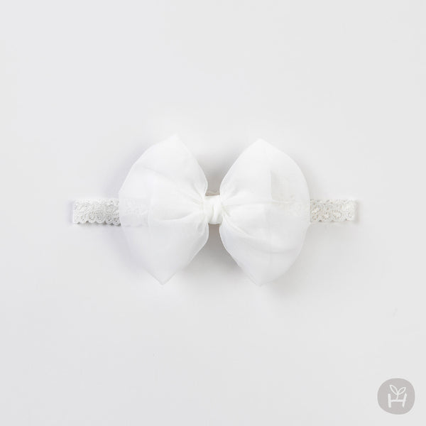 Baby Organza Bow Headband (3-18m)